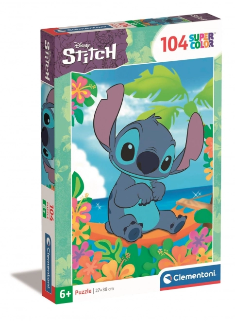 Clementoni puzzle 104 darabos stitch minta