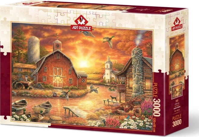 új nap 3000 darabos puzzle