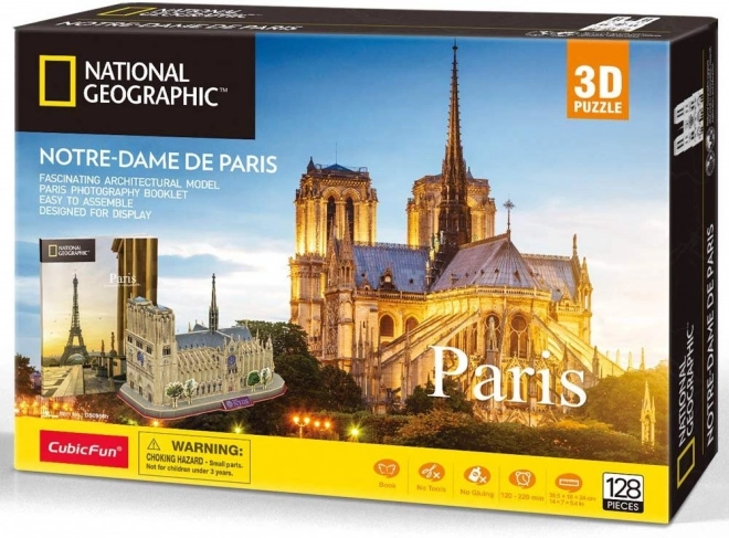 3D puzzle notre dame - national geographic kiadás