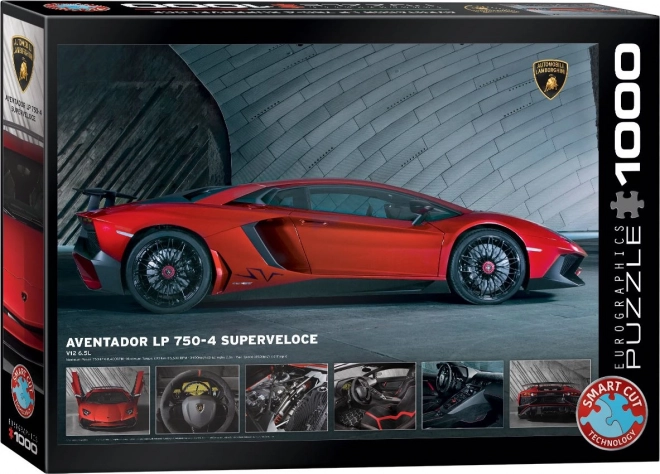 Lamborghini Aventador LP 750-4 puzzle - 1000 darabos