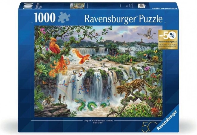 Ravensburger puzzle Iguaçu vízesés, 1000 darabos