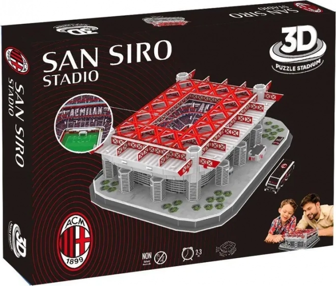 3D stadion puzzle san siro - ac milan