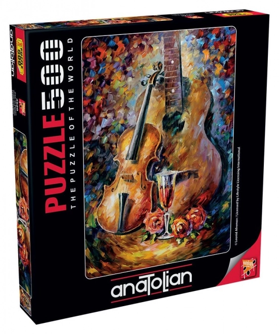 Gitár és hegedű puzzle 500 darabos