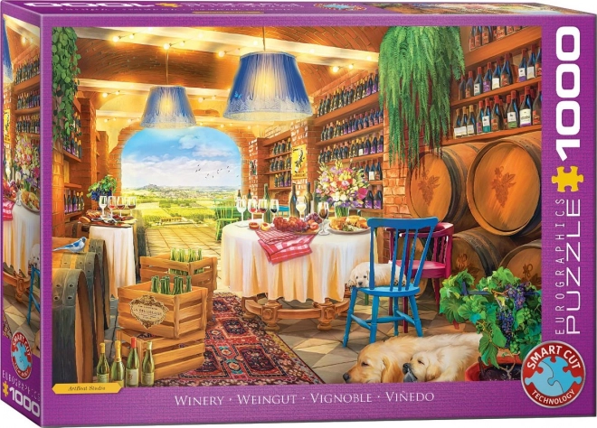 Eurographics borkészlet puzzle 1000 darabos