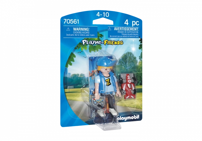 Playmobil tinédzser távirányítós autóval