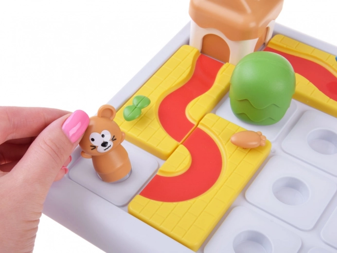 Két elkülönített útvonal az egérnek és a macskának