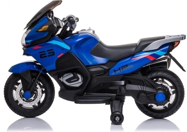 Gyermek akkumulátoros motorkerékpár Kék