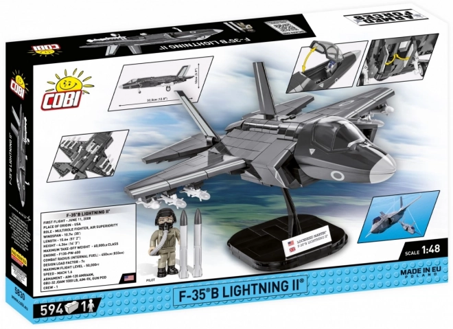 Cobi F-35B Lightning II harcászati repülőgép építőkészlet