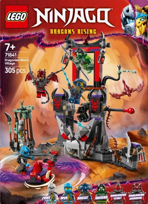 Ninjago viharfalva sárkányok