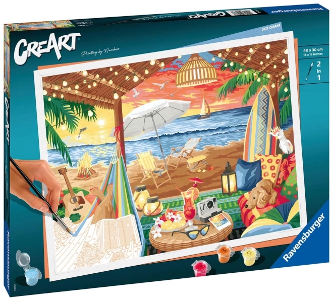 Ravensburger CreArt: Strandfestmény