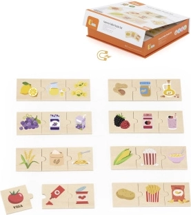 viga fa puzzle: a természet és az ételek kapcsolatai