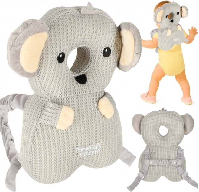 Gyerekeknek szánt fejvédő párna koala alakú