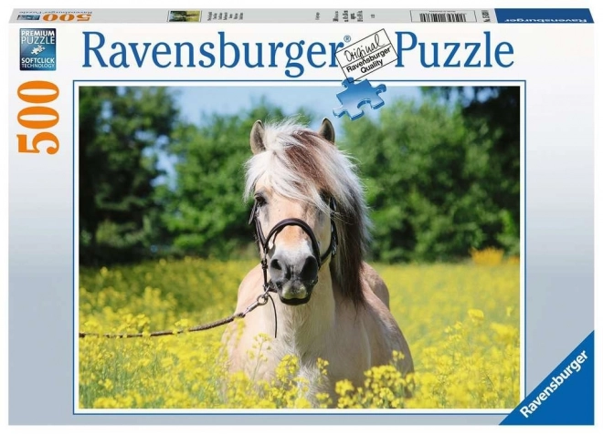 Ravensburger fehér ló puzzle - 500 darab