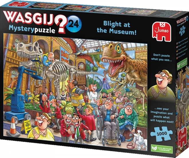 Jumbo puzzle WASGIJ Mysteria 24: Katasztrófa a múzeumban! 1000 darab