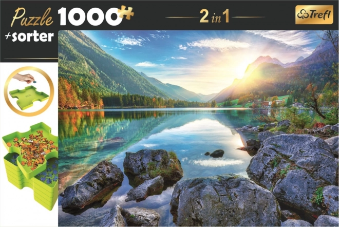 Trefl puzzle válogatóval 2 az 1-ben Hintersee-tó, Németország 1000 darabos