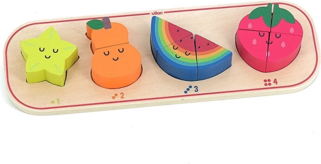 Beillesztő Puzzle Tanulok Számolni Gyümölcs, Sarah Betz