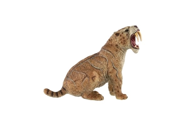 Szablyafogú tigris figura műanyagból 11cm