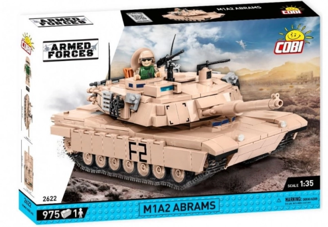 Cobi abrams m1a2 tank építő készlet