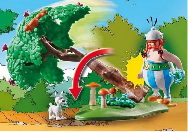 Asterix és Obelix vaddisznó vadászat figura készlet