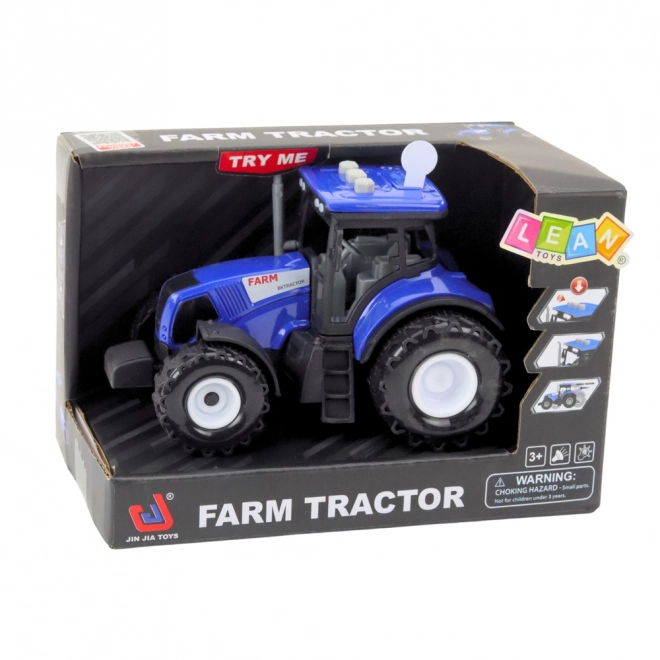 Traktor Gazda hang- és fényhatásokkal kék