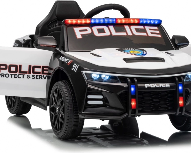 Fekete rendőrautó 911 Ügynökség