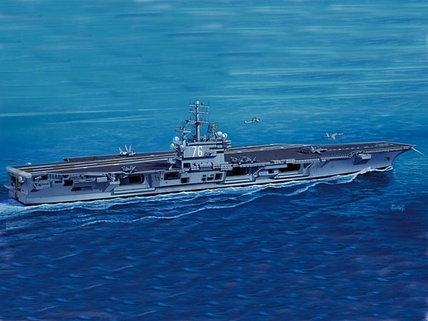 u.s.s. ronald reagan műanyag modell készlet