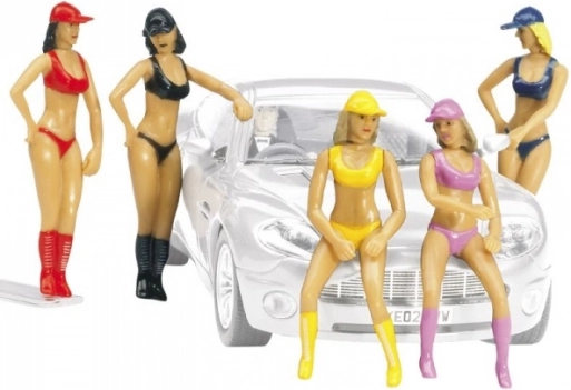 Hostess figurák 1:32 (5 db)