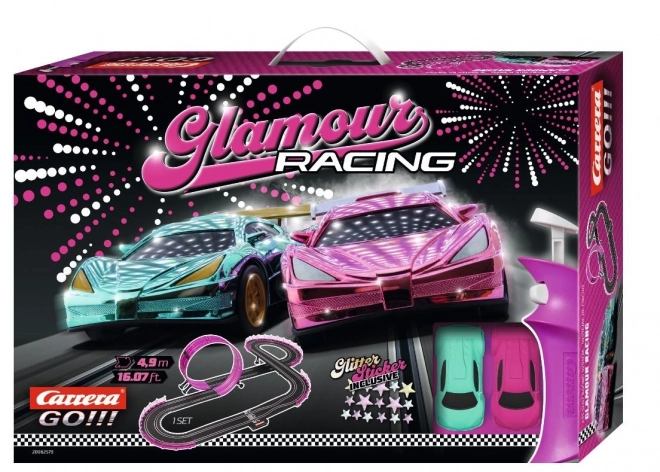 Carrera GO!!! Glamour Racing pálya Auty Girls Power 4,9m