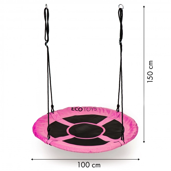 Kerti hinta gólyafészek 100 cm szürke