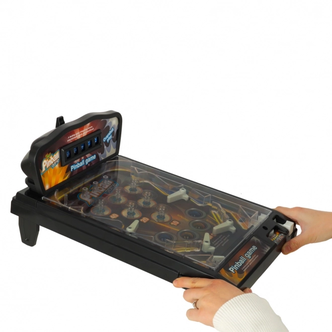 Pinball Flipper Fekete Játék Csodálatos Fényekkel és Hangokkal