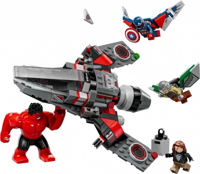 LEGO Marvel Kapitány Amerika kontra Vörös Hulk csata