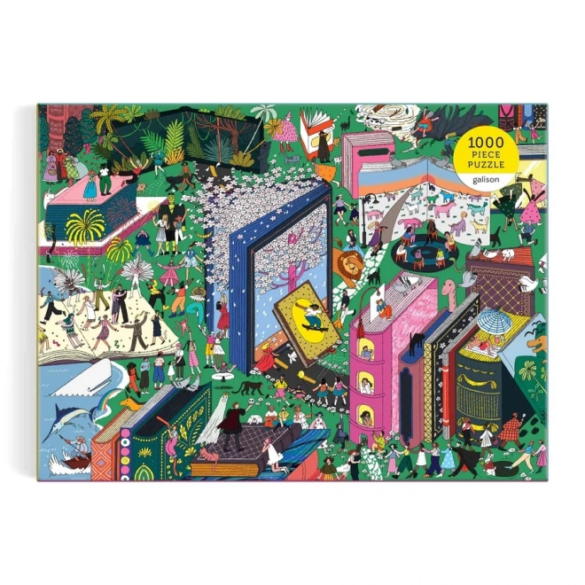 Könyves világ puzzle 1000 darabos