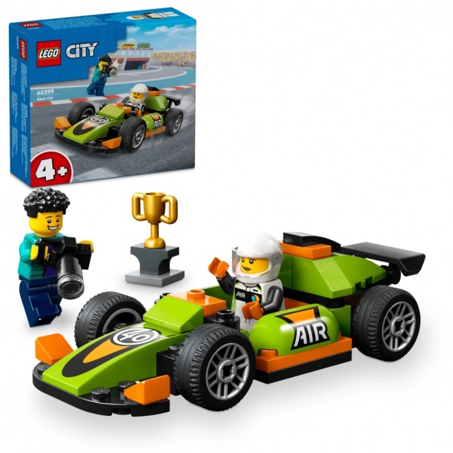 Lego City zöld versenyautó