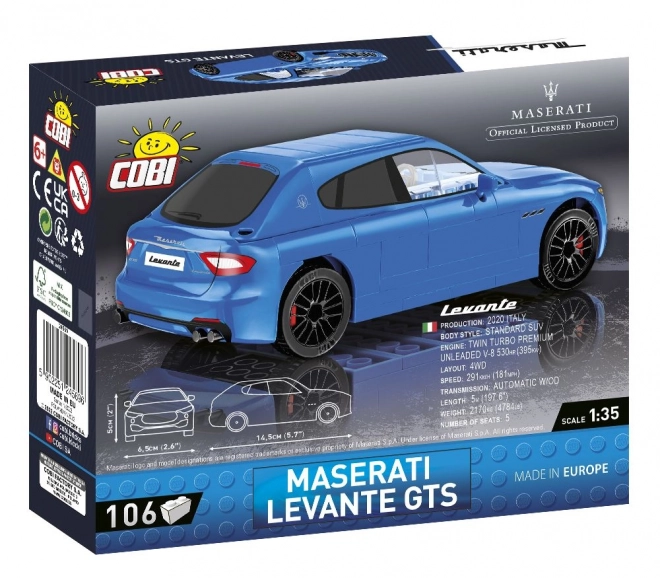 Cobi maserati levante gts modell építőkészlet