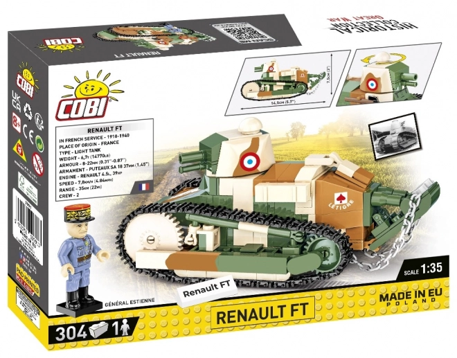 Cobi első világháborús Renault FT modellje