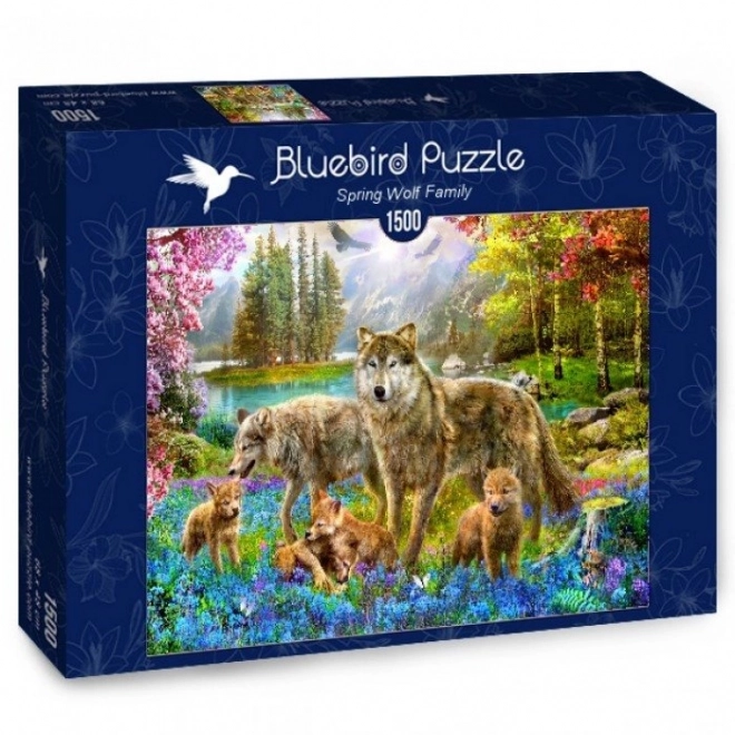 Bluebird puzzle tavaszi farkas falka