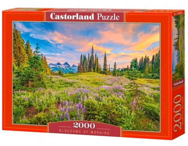 Castorland reggeli virágok puzzle - 2000 darabos