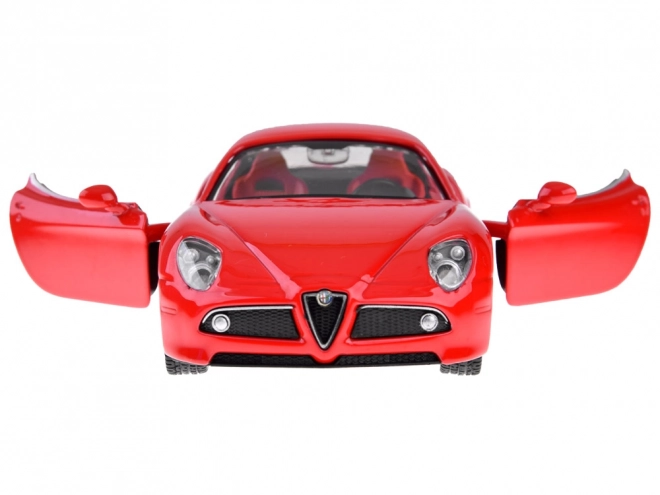 Fém autómodell Alfa Romeo 8C Competizione 1:32 méretarányban világítással