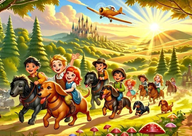 Puzzle Erdő Kaland 100 Darab