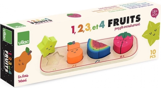 Beillesztő Puzzle Tanulok Számolni Gyümölcs, Sarah Betz