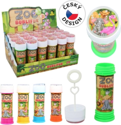 Buborékfújó Zoo cseh dizájnnal
