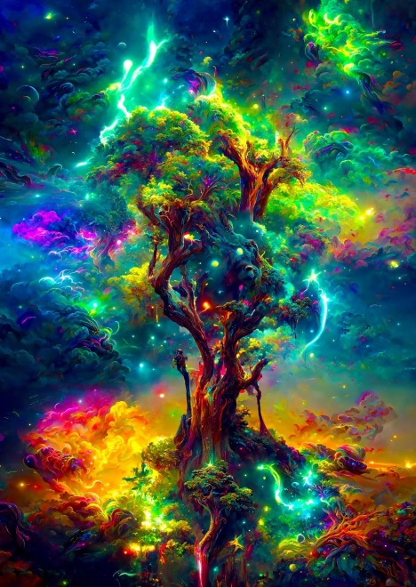 Puzzle Kozmikus Életfa 1000 darabos