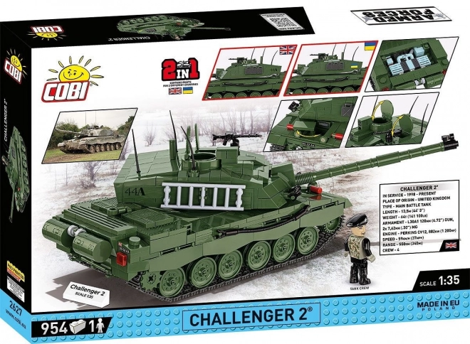 Challenger 2 építőjáték 954 darab