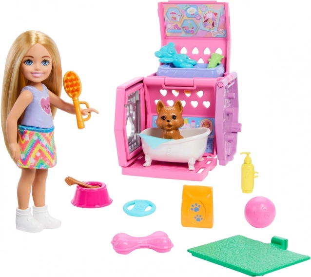 Barbie Chelsea Kutya Szállító