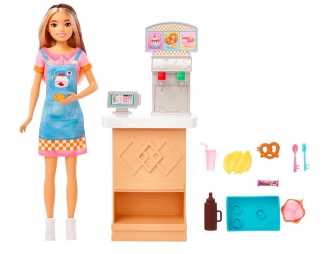 Barbie Skipper Első Munka Snack Bár Babakészlet