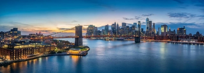 Panorámaképes puzzle Brooklyn híd, New York 1000 darab