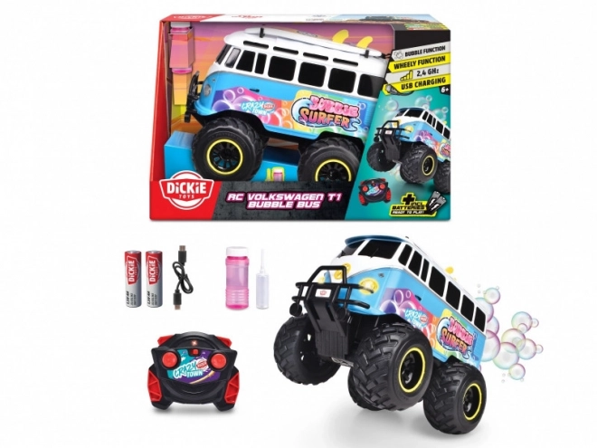 Volkswagen T1 Bubble Bus - Dickie Toys játék RC autó