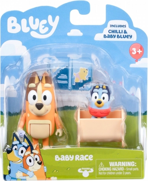 Bluey figurák készlet 2db Bébi Bluey és Chilli