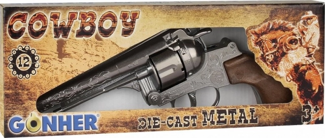 Fém Cowboy Revolver 12 Lövetű