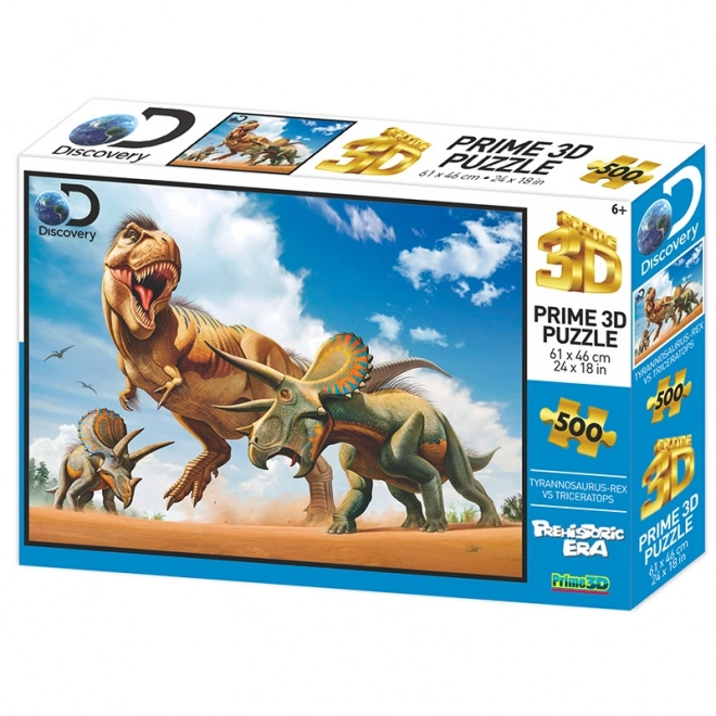 Dinoszauruszok prémium 3D puzzle 500 darab